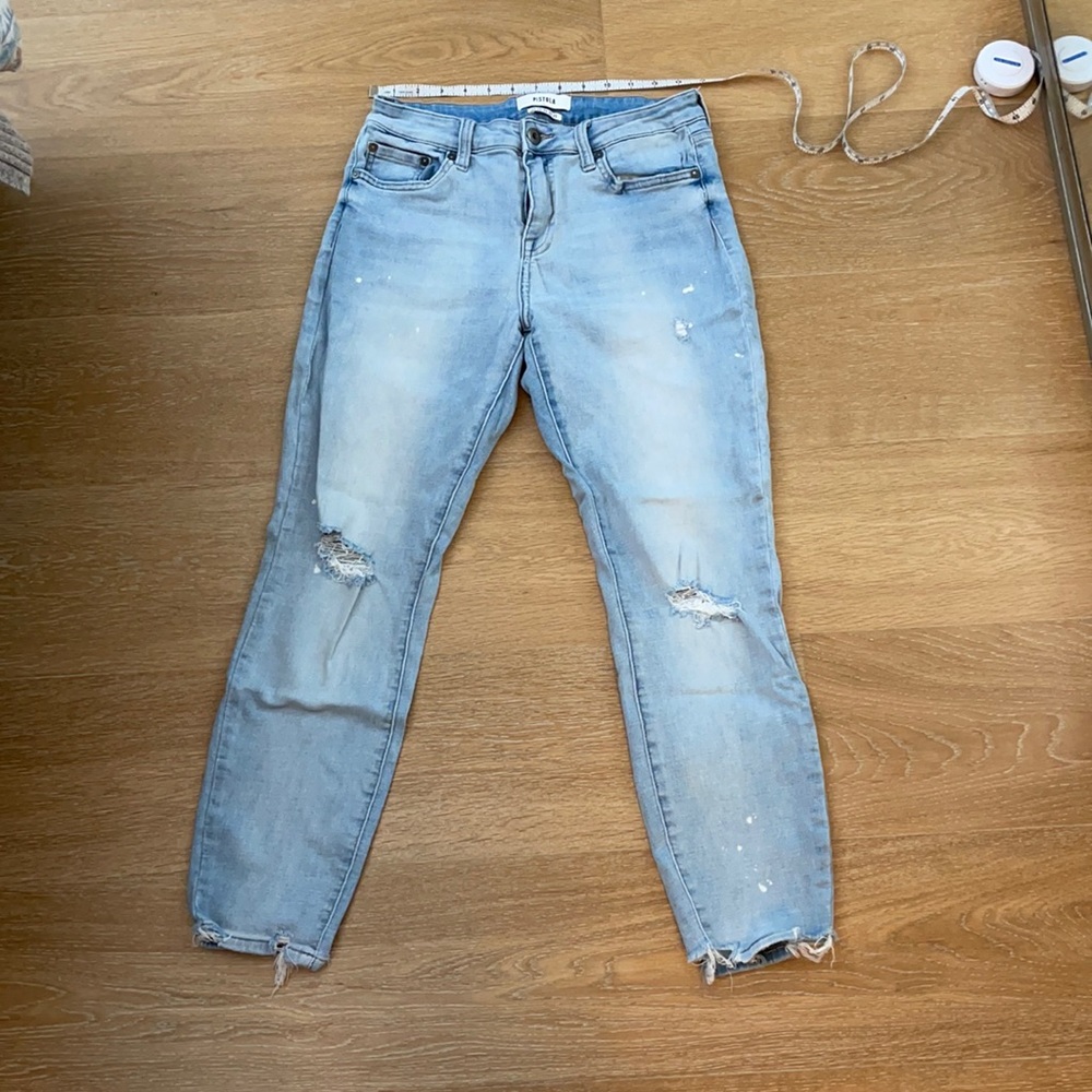 Pistols distressed jeans